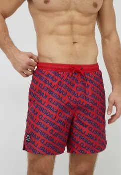 Karl Lagerfeld pantaloni scurti de baie culoarea rosu imagine