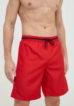 Karl Lagerfeld pantaloni scurti de baie culoarea rosu imagine