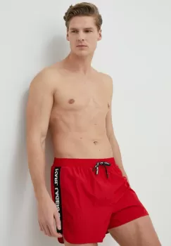 Karl Lagerfeld pantaloni scurti de baie culoarea rosu imagine