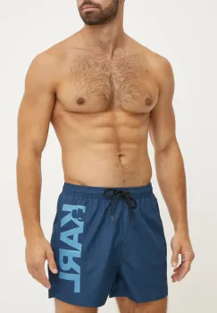 Karl Lagerfeld pantaloni scurti de baie culoarea turcoaz, A1M46013 imagine