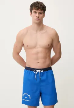 Karl Lagerfeld pantaloni scurti de baie RSG CONSTRAST culoarea bleumarin, B1M46008 imagine