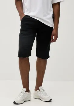 Karl Lagerfeld pantaloni scurti  din in culoarea negru, 552815.265816 imagine