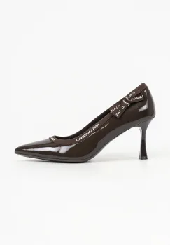 Karl Lagerfeld  pantofi cu toc stiletto din piele Sienna imagine