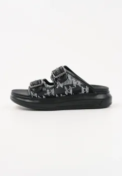 Karl Lagerfeld papuci KAPRI SLIDE femei, culoarea negru, cu platforma, KL62505A imagine