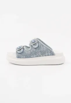 Karl Lagerfeld papuci KAPRI SLIDE femei, culoarea negru, cu platforma, KL62505A imagine