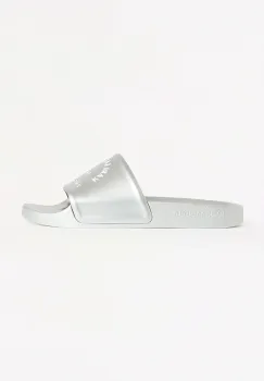 Karl Lagerfeld papuci KONDO 2.0 femei, culoarea argintiu, KL80908A imagine