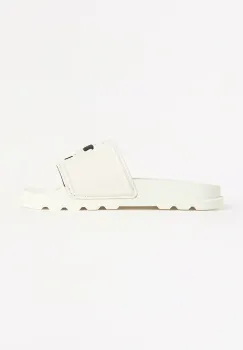 Karl Lagerfeld papuci KONDO TRED femei, culoarea alb, cu toc drept, KL80970N imagine