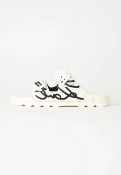 Karl Lagerfeld papuci KONDO TRED femei, culoarea alb, KL80972 imagine