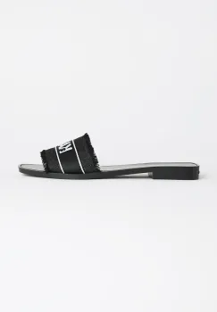 Karl Lagerfeld papuci SKOOT II femei, culoarea negru, KL80411 imagine