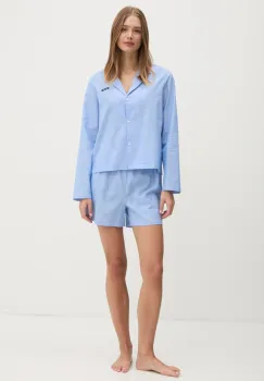 Karl Lagerfeld pijamale de bumbac bumbac, A1W45004 imagine