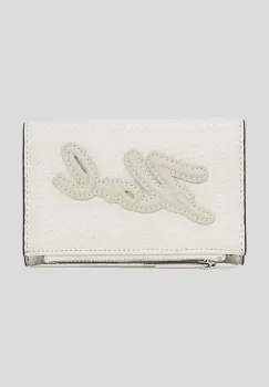 Karl Lagerfeld portofel culoarea alb, A3W32093 imagine