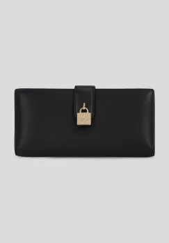Karl Lagerfeld portofel de piele culoarea negru, A3W32040 imagine