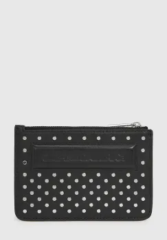 Karl Lagerfeld portofel de piele culoarea negru, A4W32028 imagine