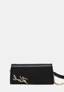 Karl Lagerfeld portofel de piele femei, culoarea negru, A1W32068 imagine