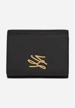 Karl Lagerfeld portofel de piele femei, culoarea negru, A2W32032 imagine