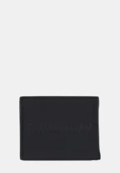 Karl Lagerfeld portofel de piele K/RSG culoarea negru, A3M32050 imagine