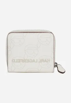 Karl Lagerfeld portofel femei, culoarea alb, A2W32018 imagine