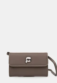 Karl Lagerfeld portofel femei, culoarea maro, 245W3218 imagine