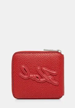 Karl Lagerfeld portofel femei, culoarea rosu, A1W32054 imagine