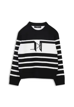 Karl Lagerfeld pulover copii culoarea negru, light, Z30950 imagine