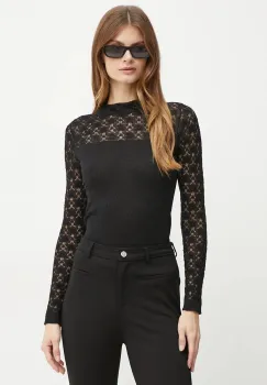 Karl Lagerfeld pulover culoarea negru, light, 246W2002 imagine