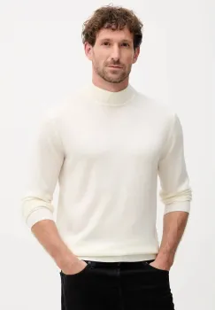 Karl Lagerfeld pulover de lana culoarea bej, light, 553399.655002 imagine