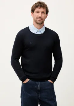 Karl Lagerfeld pulover de lana culoarea bleumarin, light, 553399.655000 imagine