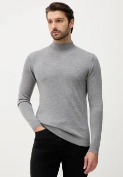 Karl Lagerfeld pulover de lana culoarea bleumarin, light, 554399.655002 imagine