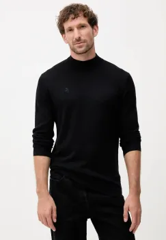 Karl Lagerfeld pulover de lana culoarea negru, light, 553399.655002 imagine