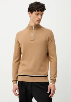 Karl Lagerfeld pulover din amestec de lana culoarea maro, light, cu turtleneck, 554305.655021 imagine