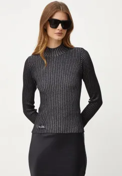 Karl Lagerfeld pulover femei, culoarea negru, light, 246W2007 imagine