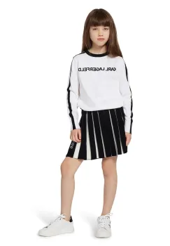 Karl Lagerfeld pulover pentru copii din amestec de casmir culoarea alb, light, Z30936 imagine
