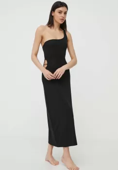 Karl Lagerfeld rochie culoarea negru, maxi, mulata imagine