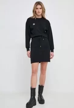 Karl Lagerfeld rochie culoarea negru, mini, drept imagine