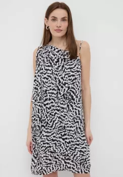 Karl Lagerfeld rochie culoarea negru, mini, drept imagine