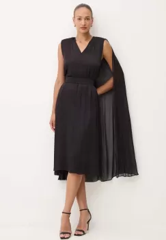 Karl Lagerfeld rochie culoarea negru, mini, evazati, 245W1300 imagine