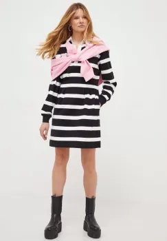 Karl Lagerfeld rochie culoarea negru, mini, evazati imagine