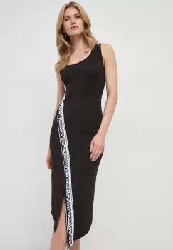 Karl Lagerfeld rochie culoarea negru, mini, mulata imagine
