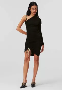 Karl Lagerfeld rochie culoarea negru, mini, mulata imagine