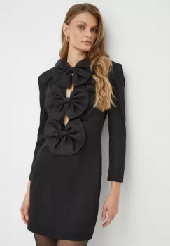 Karl Lagerfeld rochie culoarea negru, mini, mulata imagine