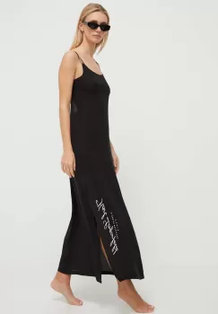 Karl Lagerfeld rochie de plaja culoarea negru imagine