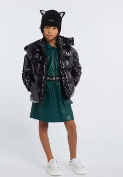 Karl Lagerfeld rochie fete culoarea verde, mini, drept, Z30187 imagine