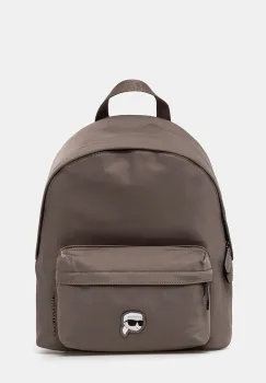 Karl Lagerfeld rucsac femei, culoarea maro, mic, neted imagine