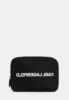 Karl Lagerfeld rucsac femei, culoarea negru, mic, modelator, A1W30137 imagine