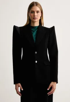 Karl Lagerfeld  sacou cu un singur rand de nasturi pentru femei cu vascoza imagine