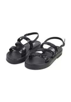 Karl Lagerfeld sandale copii culoarea negru imagine
