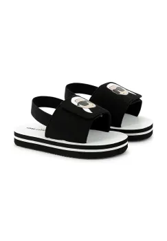 Karl Lagerfeld sandale copii culoarea negru, Z30384 imagine