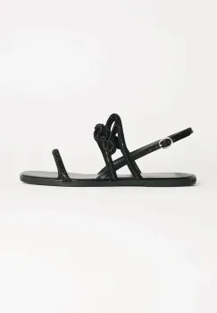 Karl Lagerfeld sandale OLYMPIA femei, culoarea negru, KL87425 imagine