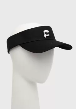 Karl Lagerfeld sapca cozoroc culoarea negru, cu imprimeu imagine