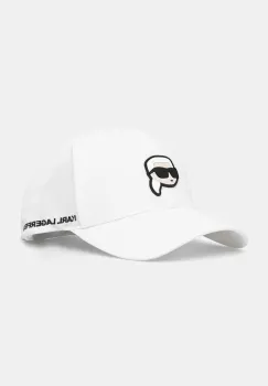 Karl Lagerfeld sapca culoarea alb, cu imprimeu, 552118.805710 imagine
